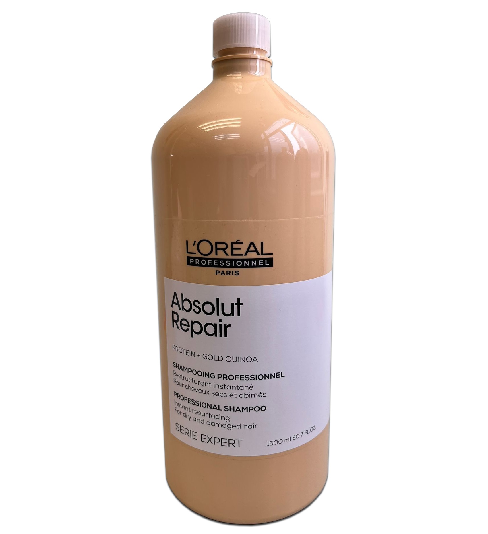 萊莉雅 Absolut Repair Shampoo 瞬間重塑滋養洗髮露 1500ml(送代用泵)