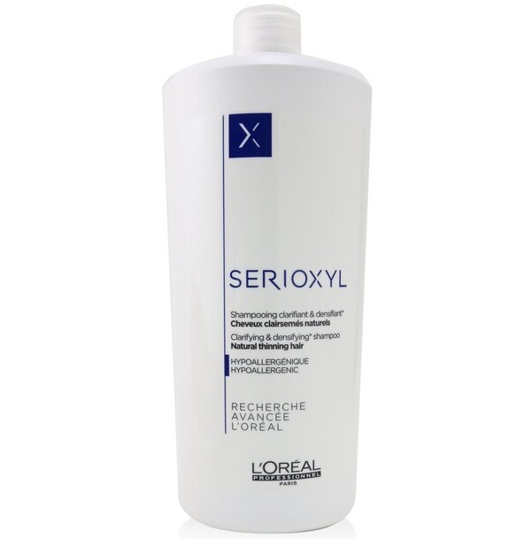 萊莉雅 Serioxyl Clarifying & Densifying Shampoo Natural Thinning Hair 淨化豐盈洗髮水 1000ml (送泵)