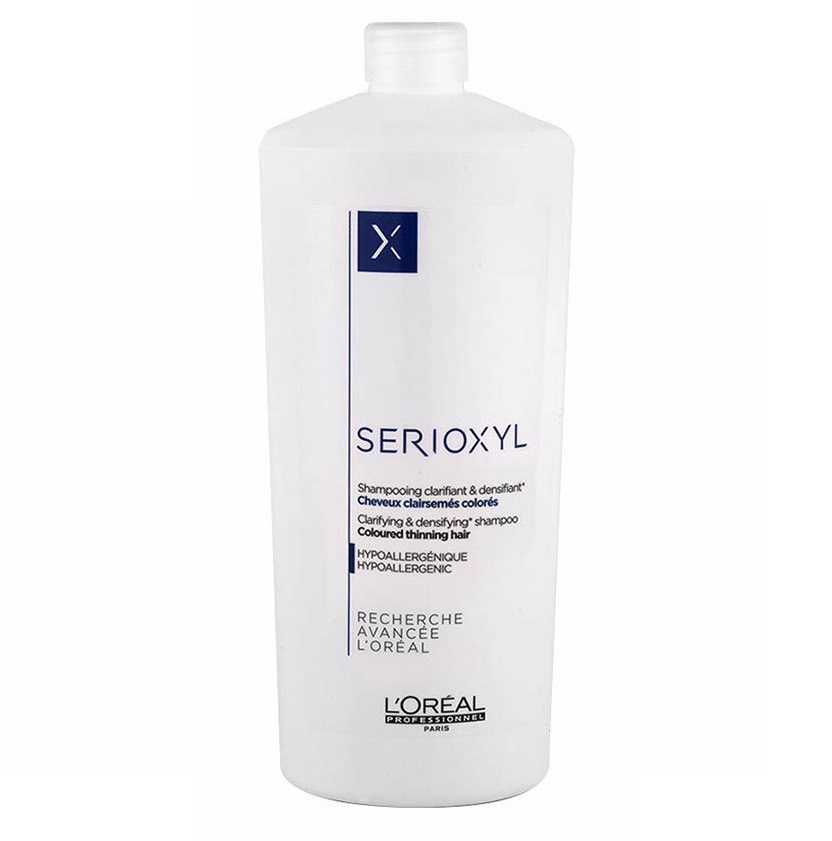 萊莉雅 Serioxyl Clarifying & Densifying Shampoo Coloured Thinning Hair 淨化豐盈洗髮水(染後髮質)1000ml (送泵)