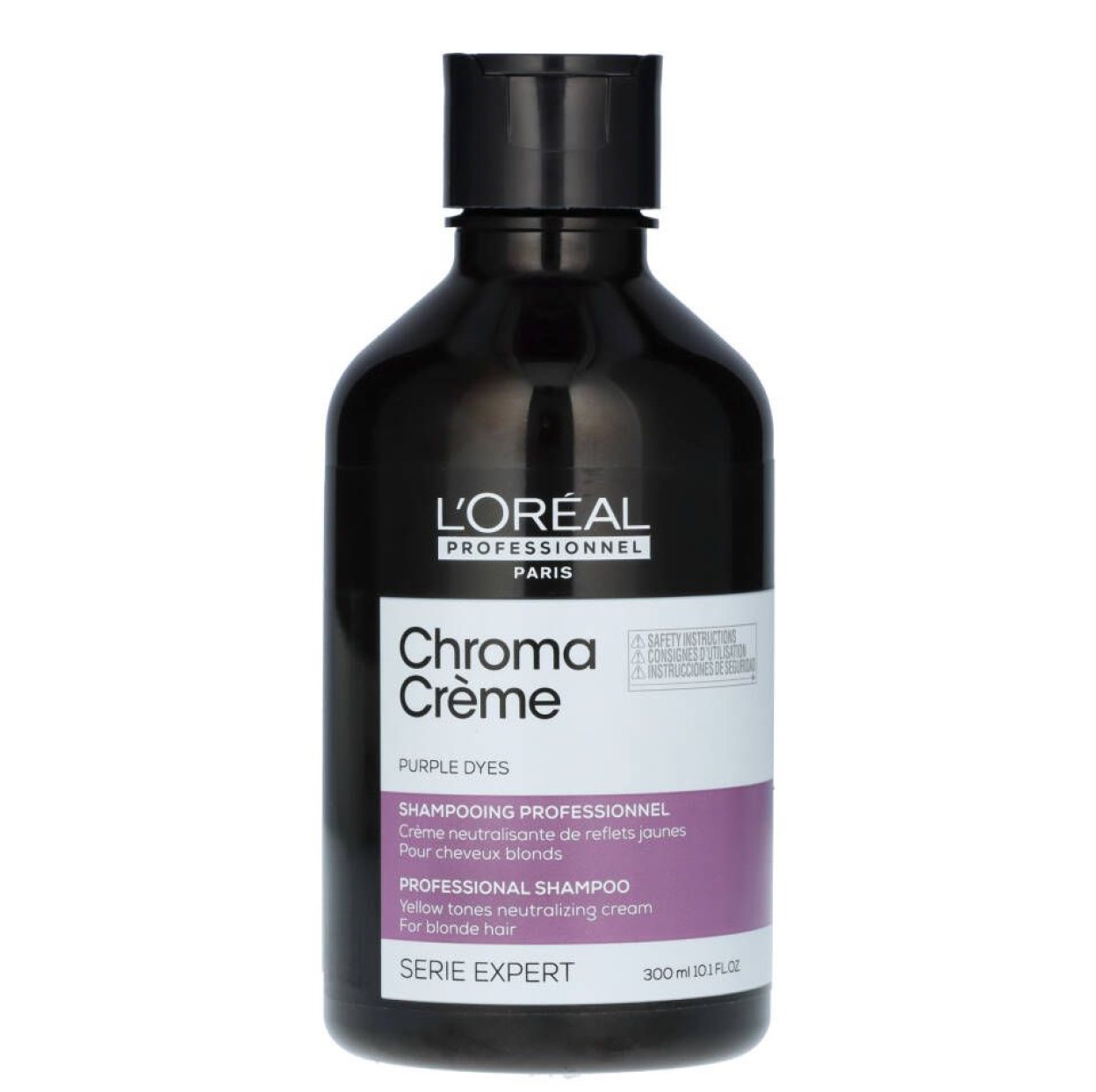 萊莉雅Chroma Crème Purple Dyes Shampoo 300ml紫色去黃護色洗髮水