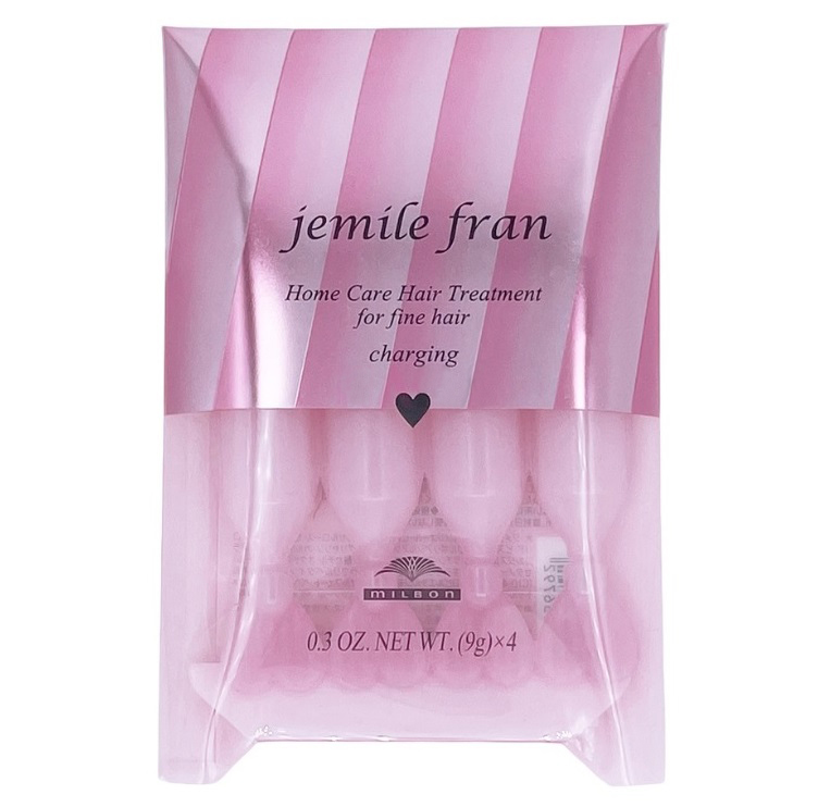 日本Milbon Jemile Fran Treatment (For Fine Hair) 保濕修護髮膜 9g x 4