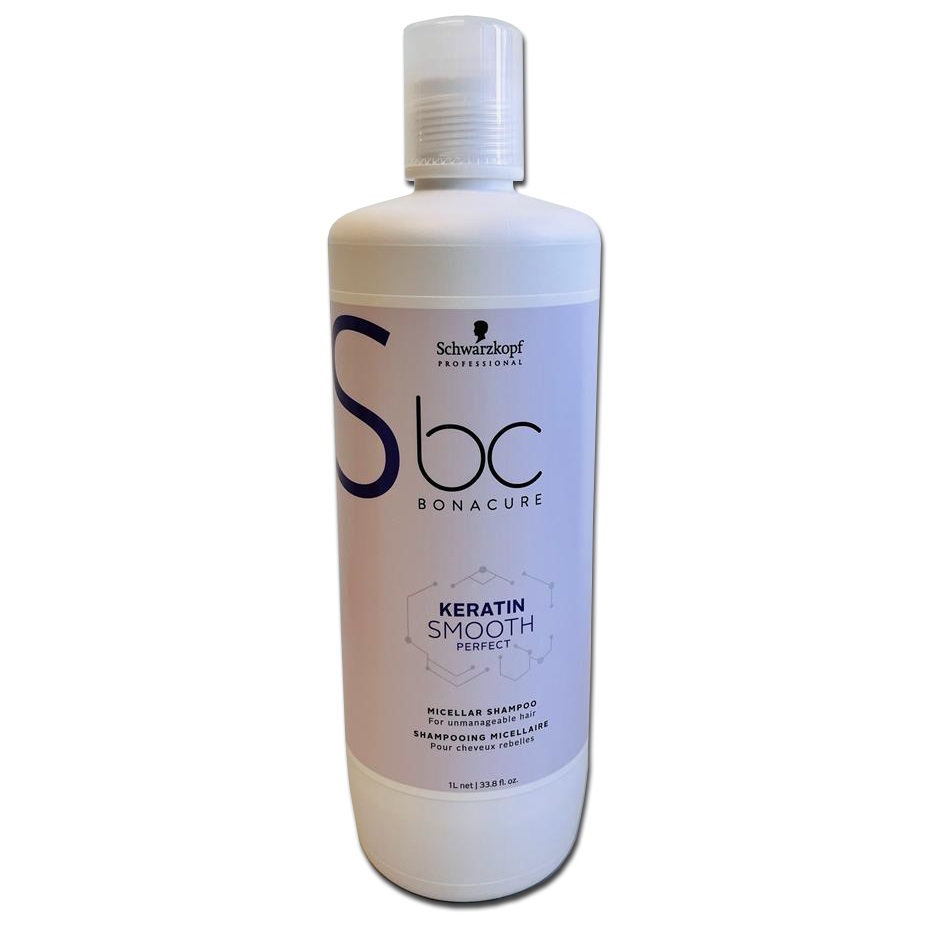 施華蔻 BC Keratin Smooth Shampoo 角蛋白柔順洗髮露 1Lit(送泵)