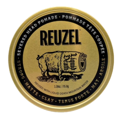 Reuzel Servered Head Pomade「金豬」強力無光澤滋潤髮泥  3.38oz/95.8g