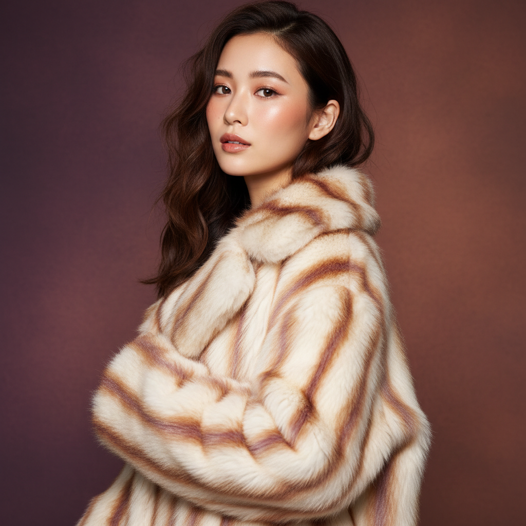 Magender 大人かわいい ファーコート