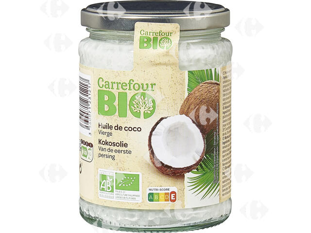 Huile Bio de Coco Vierge Carrefour Bio 46cl.