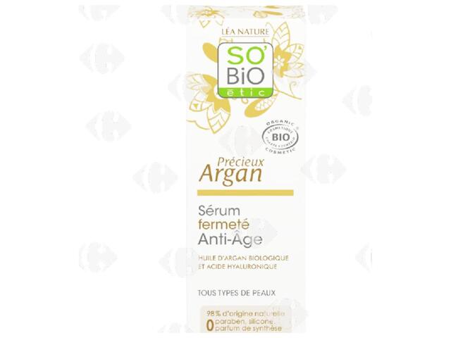 Sérum anti-âge argan SO'BIO 30ml