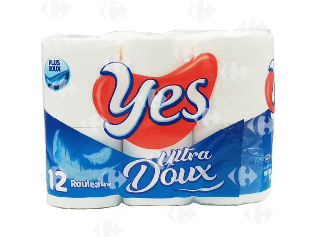 Papier Hygiénique 2 Plis Yes 12 unités