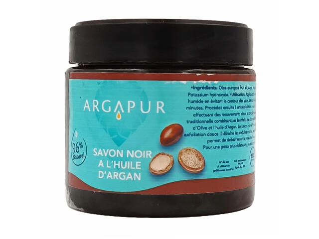 Savon Noir Parfumé à l'Huile d'Argan Argapur 200g