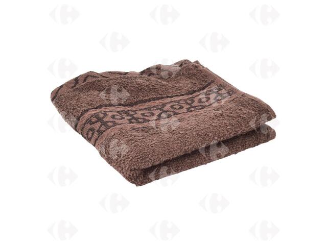 Serviette Invité Marron 50x30cm.