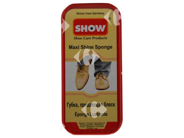 Crème de Chaussure Avec Éponge Cuir Marron Show 50ml