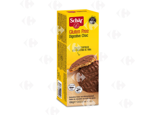 Biscuits Digestive Chocolatés Sans Gluten Schär 150g