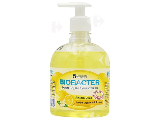 Savon Liquide Antibactérien au Citron Biobacter 500ml