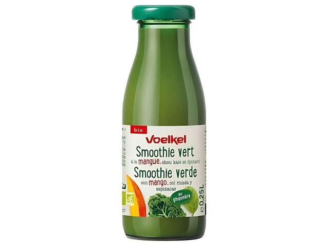 Smoothie Vert Mangue Kale & Épinard Voelkel 250 ml