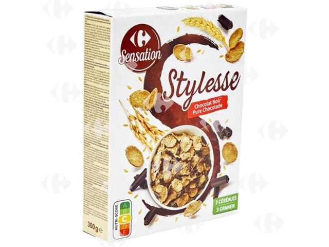 Céreales Stylesse Chocolat au Lait Carrefour 300g