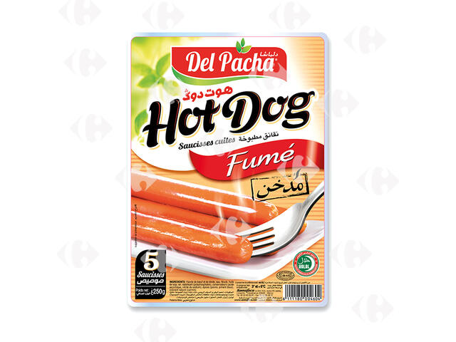 Hot Dog de Dinde - Charcuterie - Del Pacha 250g