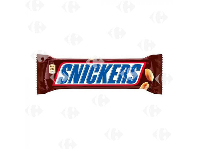 Barres Chocolatées Snickers 50g