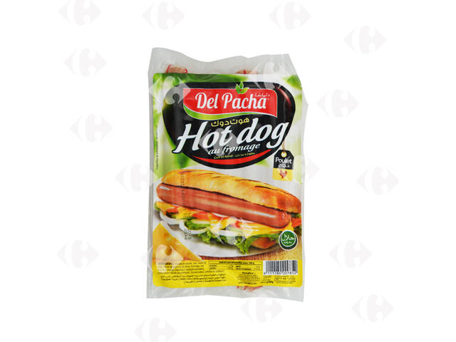 Hot Dog de Poulet au Fromage - Charcuterie - Del Pacha 250g