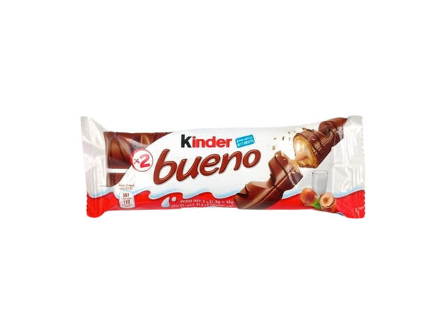 Barres chocolatées au Lait Kinder Bueno 43g