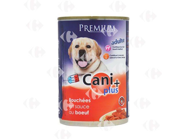 Bouchées pour Chien en Sauce au Bœuf Cani+ 410g