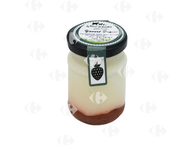 Yaourt Brassé Coulis de Fraise La Ferme de Bouskou 125g