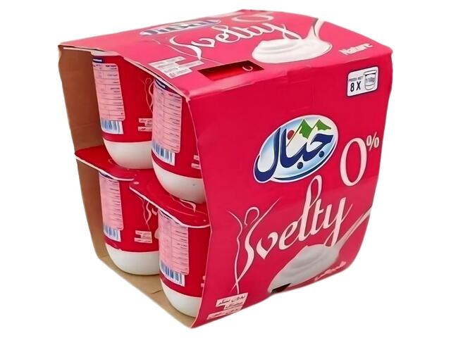 Pack Yaourt Brassé 0% Nature Svelty Jibal 8x110g