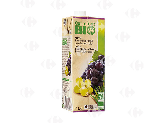 Pur Jus de Raisin Carrefour Bio 1L