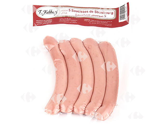 Saucisses de Strasbourg - Charcuterie - Farida Kabbaj 250g