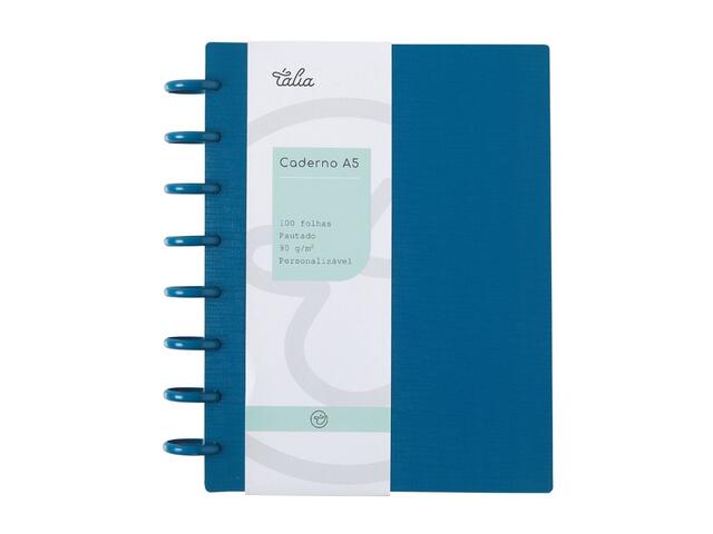 Carnet Smart A5 Bleu Talia 21x14,8x1,5cm 100 feuilles