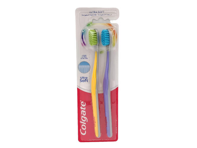 Brosse à Dents Ultra Soft Colgate 2 unités