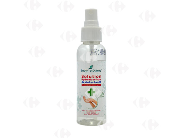 Solution Désinfectante Hydroalcool Jardin d'Oleane 100ml.