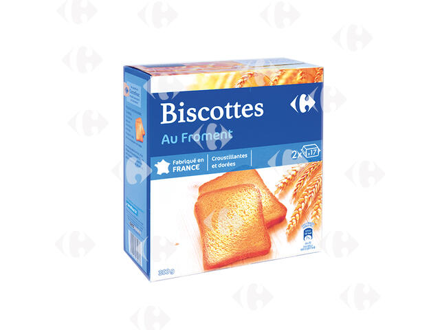 Biscottes au Froment Carrefour 300g