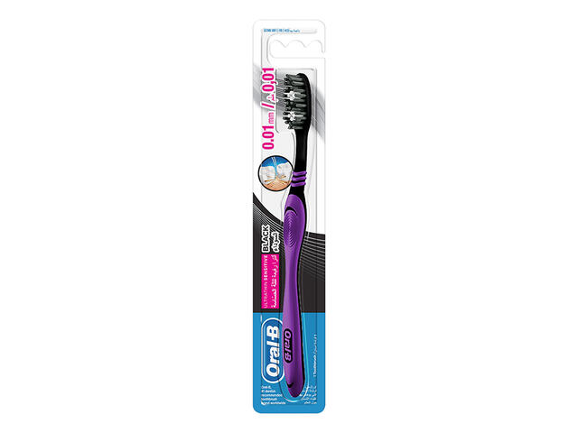 Brosse à Dents Ultrathin Noir Oral-B 1 unité.