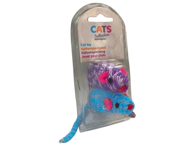 Jouets Souris pour Chat 2 unités