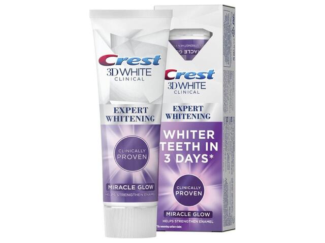 Dentifrice 3DW Clinic Miracle Glow Crest 75ml.