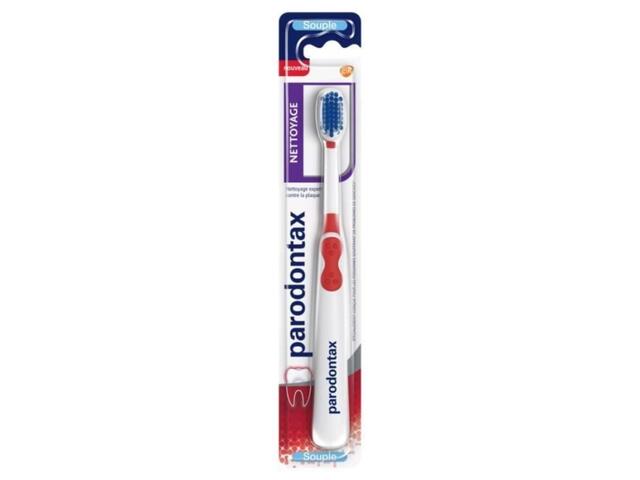 Brosse à Dent Souple Nettoyage Parodontax.