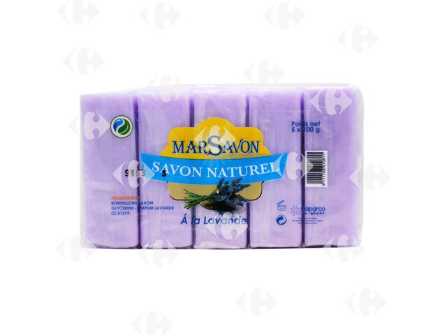 Savon Dur Lavande Marsavon 5x100g