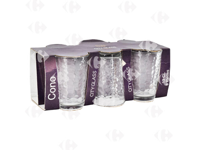 Verre à Thé Cono Diamond City Glass 13cl 6 pièces