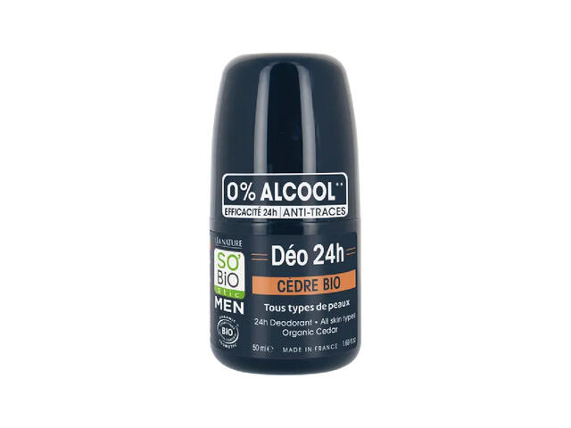 Déodorant Homme 24h Cèdre So Bio 50ml