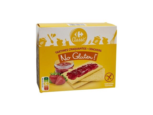 Tartines Riz Maïs sans Gluten Carrefour Classic 150g