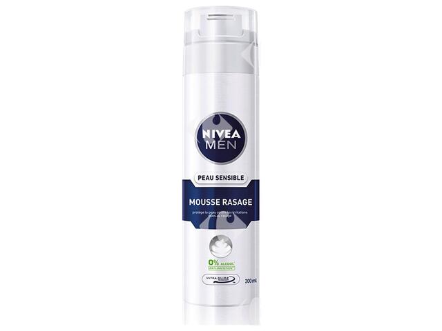 Mousse à raser Sensitive Nivea Men 200ml