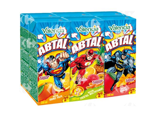 Pack Boissons Multifruits Abtal Valencia 20cl