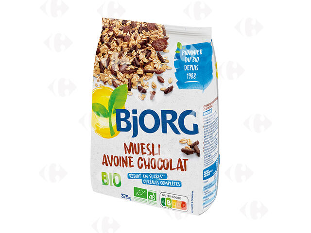 Muesli Avoine Chocolat Bio Bjorg 375g