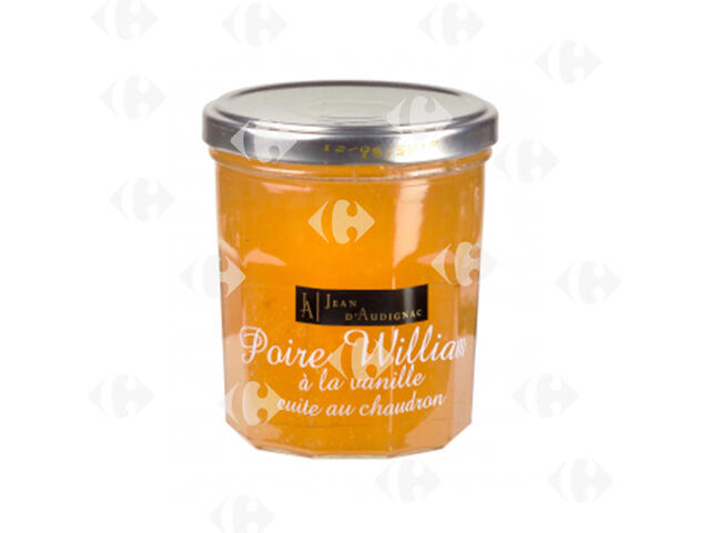 Confiture Poire William Bio A La Vanille Jean D'Audignac 320g