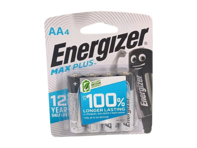 Piles AA4 Max Plus Energizer 4 unités.