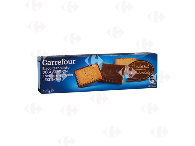 Biscuits au Chocolat au Lait Carrefour 125g