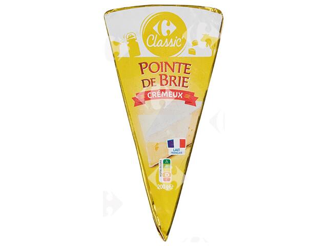 Pointe de brie 60% Mg Carrefour 200g