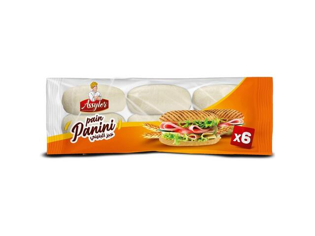 Pain Panini Assylor 6 pièces 180g