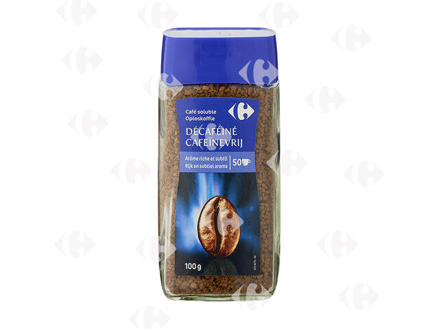 Café Soluble Décaféiné Carrefour 100g