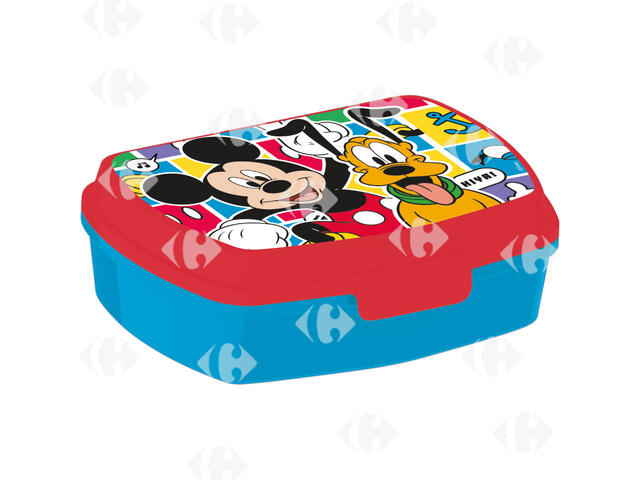 Boîte à Goûter Plastique Mickey Mousse