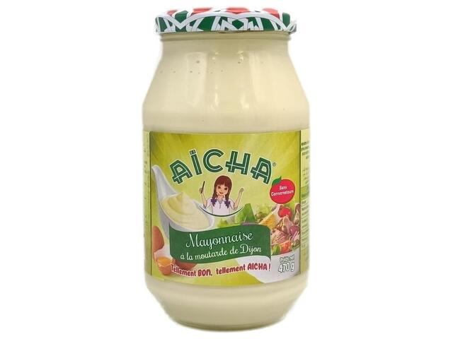 Mayonnaise à la Moutarde de Dijon Aicha 470g.